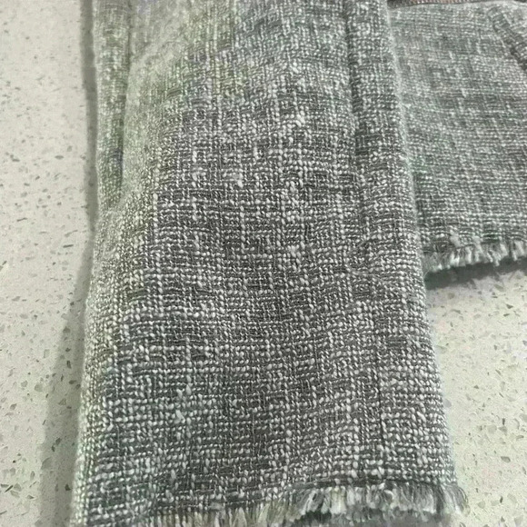 Liz Claiborne women’s tweed zip up fringe jacket size L - Picture 5 of 12